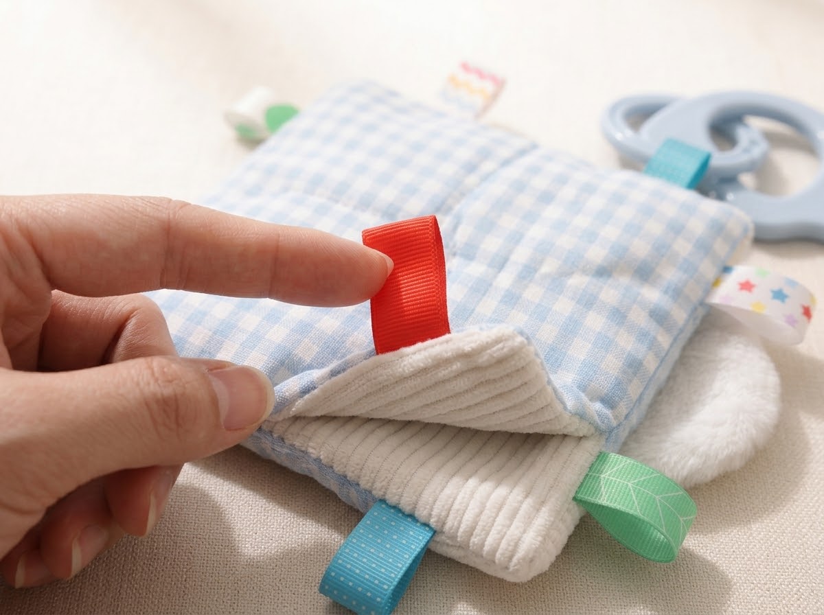 Baby Knot, sensory attachment blanket from Abrazo Suave